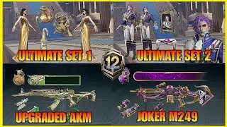 BGMI/PUBG MOBILE 3.7 UPDATE ULTIMATE SET & GUN SKINS LEAKS | UPGRADE AKM 3.7 | JOKER M249 3.7 UPDATE