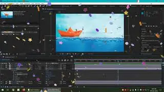 After Effects basic animation  - boat - 01