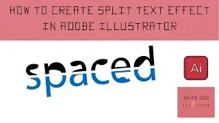 How to create the Slice/Space Effect in Adobe Illustrator