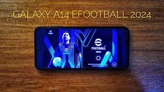 Samsung galaxy a14 (helio g80)  efootball 2024 mobile game play (max graphics).