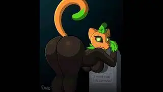 Female Pumkat's bubbly and chocolate-scented farts