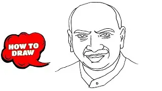 Kamarajar Drawing Easy Method | How to Draw Kamarajar step by step