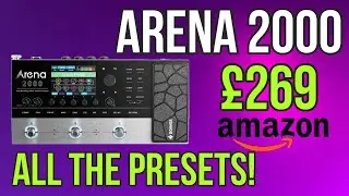 DONNER ARENA 2000 PRESET PLAYTHROUGH - AMAZON MULTI EFFECTS PEDAL DEMO Part 1