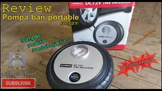 Review Pompa Ban Portable (Tire Inflator) Coido. Pompa Ban Portable 12V.  Simpel, Bandel, Valueable.