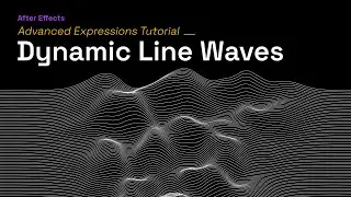 After Effects Expressions - Dynamic Line Waves using createPath() and sampleImage()