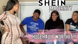 SHEIN Maternity Haul | Husband & Sisters Rate My Fits * Hilarious *