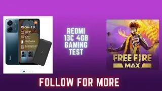 Redmi 13C | Gaming Test | Freefire Max