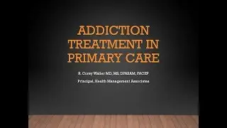 Addiction Treatment Series | Webinar 3: Addiction Treatment
