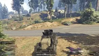 Grand Theft Auto V Online / Twisting corkscrew somersault and LANDS THE JUMP!