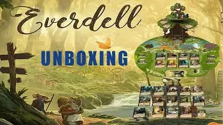 Hedgehogs and Squirrels! a box opening of Everdell, a Worker Placement game