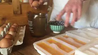 How to freeze eggs-Little Black pig