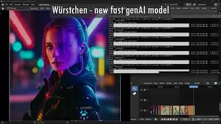 Würstchen in Pallaidium for the Blender Video Sequence Editor