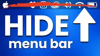 How To Hide The Menu Bar on Mac (And Unhide) - FAST & EASY