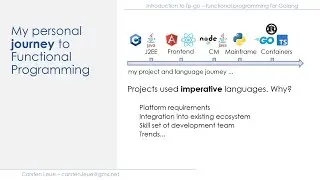 Introduction to fp-go, functional programming for golang by Dr. Carsten Leue