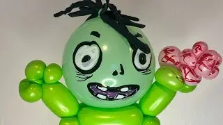 Zombie ghost balloon tutorial fast and easy