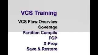 1. VCS -  VCS flow overview (VCS VerdiBasic  강의)