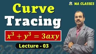 Curve Tracing | Curve of x^3 + y^3 = 3axy | Lecture - 03 | MA CLASSES