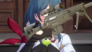 Natasha and her sniper rifle named Grenade Launcher
