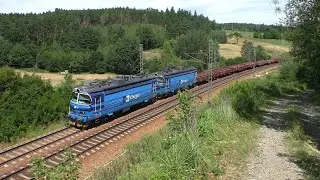 Odklonové vlaky u Řikonína, 17.07.2022