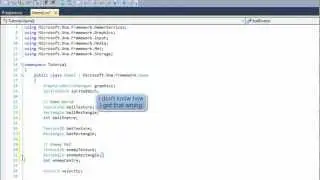 XNA Tutorial 6 - 