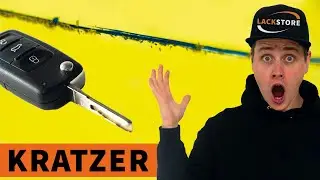 Repairing scratches in car paint yourself with a touch-up pen - DIY scratches | Paint Store