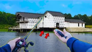 FISHING THE ABANDONED HOUSE POND ON MY NEW KAYAK!