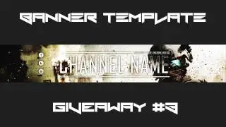 free banner template #3 battlefield/call of duty style - PSD