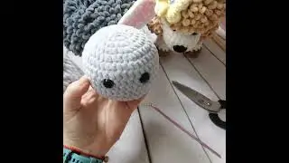 Амигуруми. Овечка крючком из плюшевой пряжи. Часть 2
