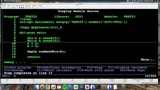 Coding in RPG (IBM i/AS400). Creating a service program.
