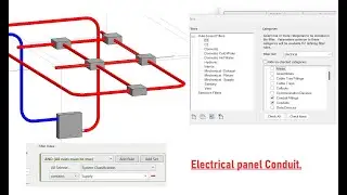 How do you add conduits filter in Revit?