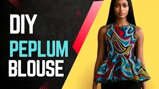 STYLISH PEPLUM BLOUSE TUTORIAL||BEGINNERS FRIENDLY/CUTTING&STITCHING