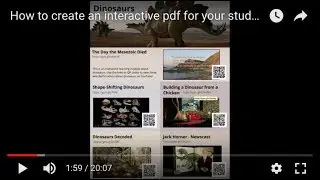 How to create an interactive pdf for your students