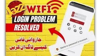 Jazz WiFi Login Issue !! Problem Solved ✅ Tech IT Master