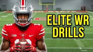 Ohio State Wide Receiver Drills (2022)