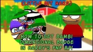 How to get Bambi Dimensional Badge in Harry's FNF RP!