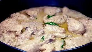 Creamy White Chicken Handi Recipe | White Chicken Kadai ki Recipe Restaurant Style | Easy Karahi