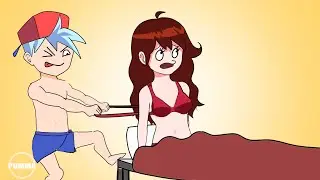 FNF Funny Moment  #3 // Boyfriend x Girlfriend // Friday night funkin // FNF Animation Compilation