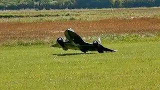 IN CRITICAL SITUATION / SR-71 BLACKBIRD LOCKHEED YF-12 HUGE RC TURBINE MODEL JET / Euroflugtag 2016