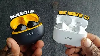 Realme Buds T110 vs Boat Airdopes 161 - Full Details Review 👍😎