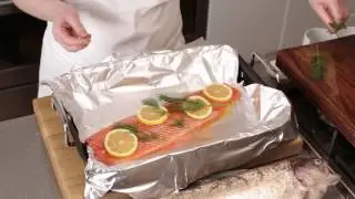 How to bake trout