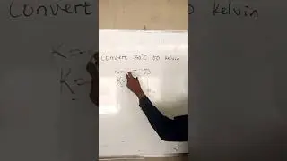 how to convert temperature from degree celsius to kelvin scale.