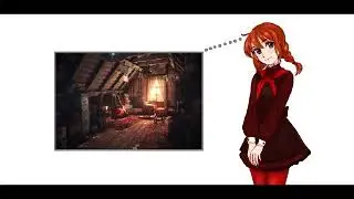 Валдис, Аня и Янис. Валдис и Аня на чердаке