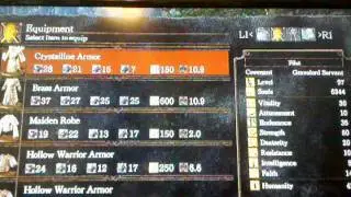 Dark Souls BEST MELEE CLASS ARMOR AND SHIELD!