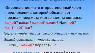 Предложение. Теория.