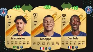 🔥PSG squad FIRST VS LATEST FIFA CARDS SINCE FIFA 10!!!🔥