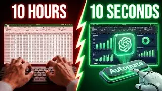 Stop Typing Data: Automate Excel with ChatGPT (10 Hours to 10 Seconds)
