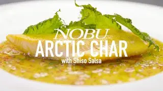 Looking for a More Sustainable Fish Dish? Making Nobu's Arctic Char with Shiso Salsa