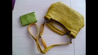 Сумка и кошелек из натуральной кожи с сайта AliExpress
