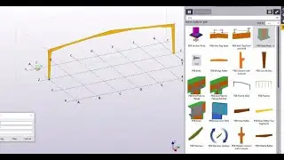 How to create Ridge Rafter PEB Building in Tekla Structures 2017