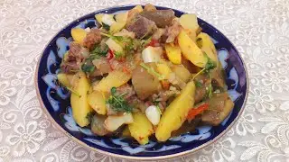 Жаркое с баклажанами